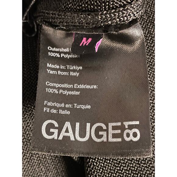 Gauge81 Black Mesh Sheer Cocktail One Shoulder Mini Dress size Medium - Picture 9 of 12